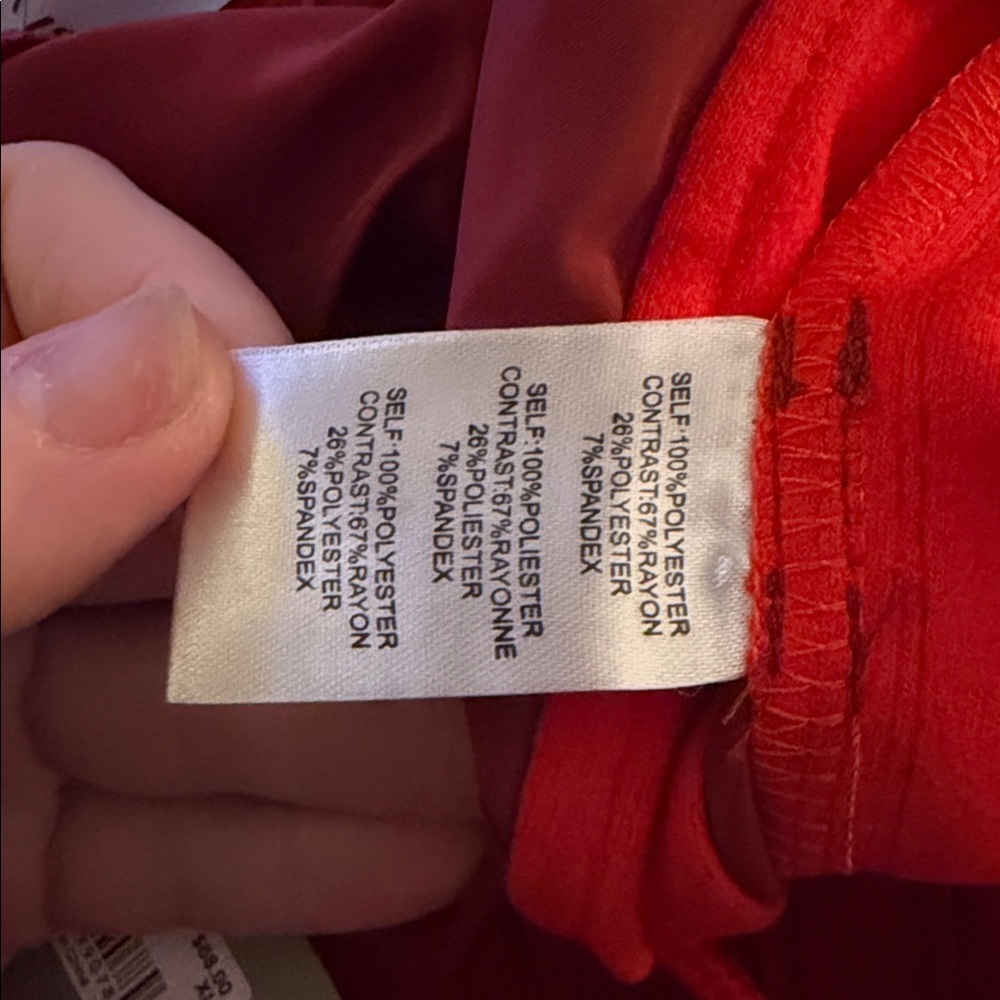 Altar’d State Red Relaxed Route Wide Leg Athletic Pants Size XL - Picture 4 of 4